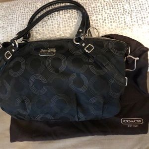 Large Coach black bag